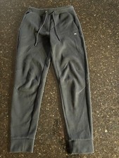 Men's Russell Fusion Knit Black Cuffed Athletic Jogger Pants Sweats S 28-30