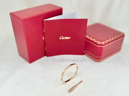 Cartier Love Bracelet SM Rose Gold Size 16 ❤️