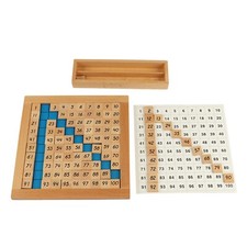 Hundred Board with Control Chart - MONTESSORI MATH MATERIALS