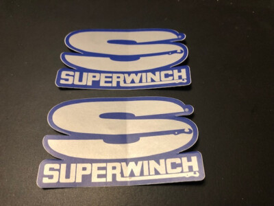 SUPERWINCH OEM FACTORY ''S'' STICKER 3.25X2 2pc SET