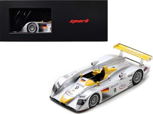 Audi R8 #9 Aiello McNish Ortelli 2nd Place 24 Hours of Le Mans 2000 1/18 Spark - Picture 3 of 4