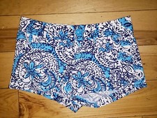 Womens Lilly Pulitzer The Walsh Short Colorful Summer Shorts Size 0 30"