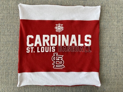St. Louis Cardinals MLB Baseball handgefertigt Retro T-Shirt 16x16 Überwurf Kissenbezug - Bild 15 von 17