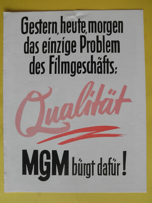 MGM - Verleihprogramm von 1953/54