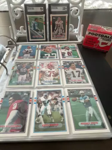 1989 Topps Traded Football Complete Set SGC 10 Deion and SGC 9 Barry