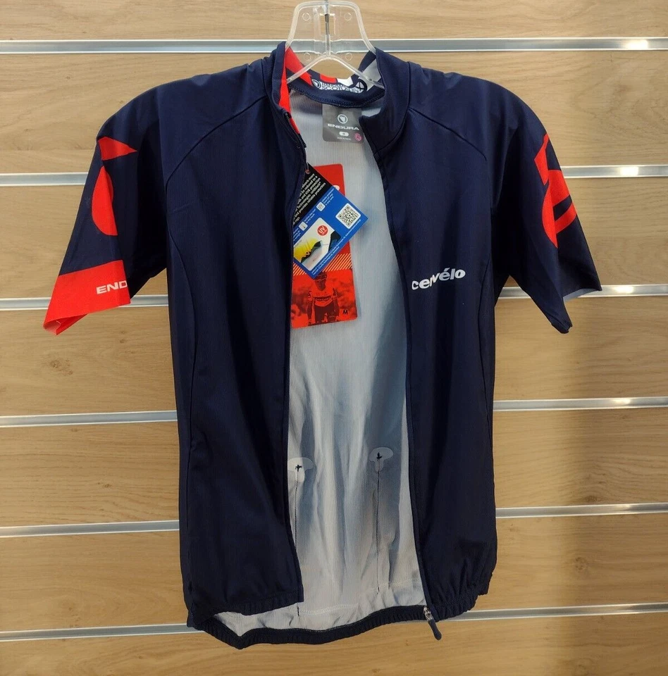 Camiseta para mujer Cervelo Endura WT Race - azul marino - talla mediana (reg. $120) Foto 3 de 4