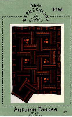 Autumn Fences Quilt Pattern by Fabric Expressions P186