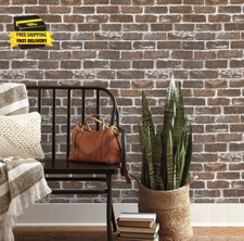 Brick Wallpaper Peel and Stick Brick Wallpaper 17.7" 118.11" Self Adhesive Remov