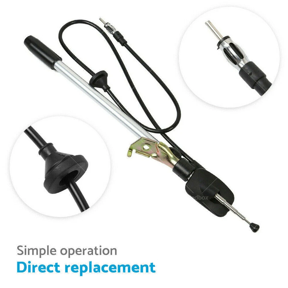 Radio Antenna Guard Mount Car Aerial for Navara Ute D22 1997-2012 DX ST ST-R AU - image 4 of 4