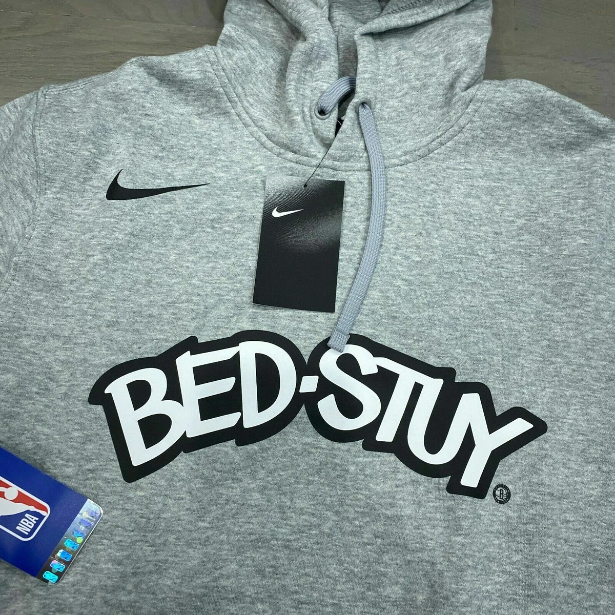 Shop Brooklyn Nets City Edition Men's Nike NBA Fleece Pullover