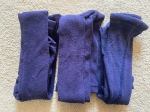 Kids Dark Blue tights, set of 3 - FREE SHIPPING in US
