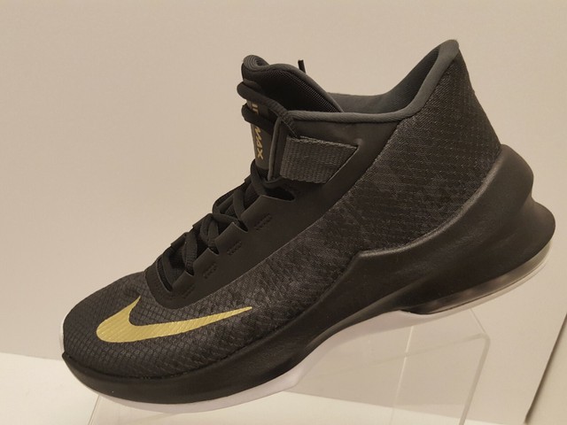 nike infuriate black gold