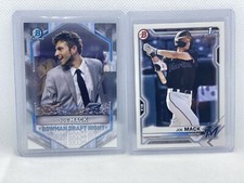 (2x) Joe Mack 2021 Bowman Draft Night BDN-3 + Base Miami Marlins