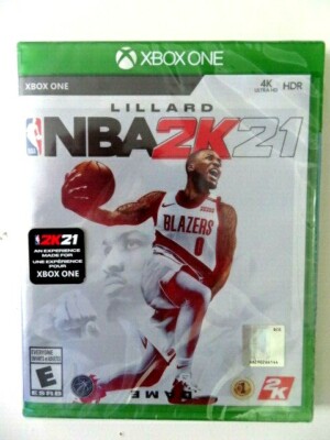 NBA 2K21-Xbox One- Lillard 4K HDR-New-Sealed