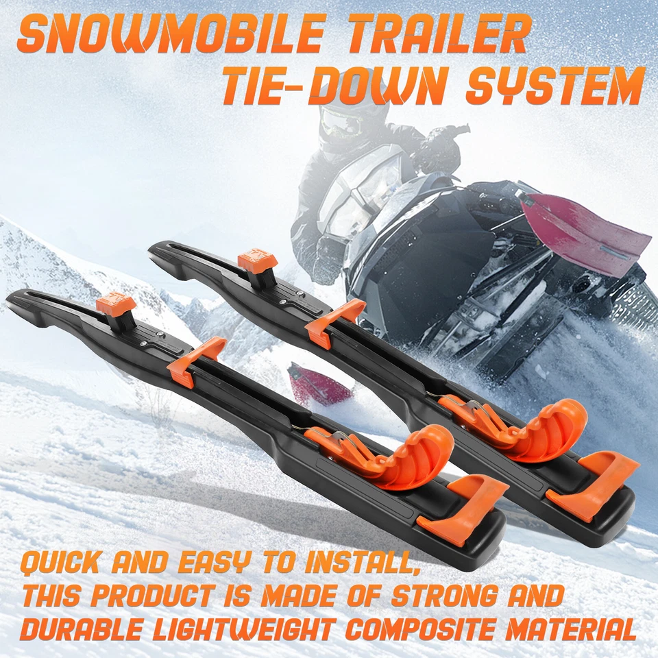 2 PCS Front Super Clamp 2 Snowmobile/Sled Trailer Tie Down 1000 SC-FRONT - Image 4 of 4