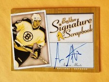 2005-06 Bee Hive Hockey Signature Scrapbook Auto #SS-AA Andrew Alberts Boston...