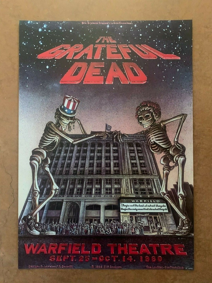 洋楽 Grateful Dead - The Warfield 1980 Grateful Dead – The Warfield, San Francisco, CA 10/9/80 & 10