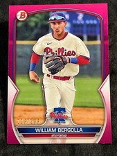2023 Bowman FUSHIA PROSPECT ROOKIE William Bergolla 119/299