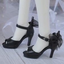 New Black High heels shoes For 1/3 BJD Doll WX3-116