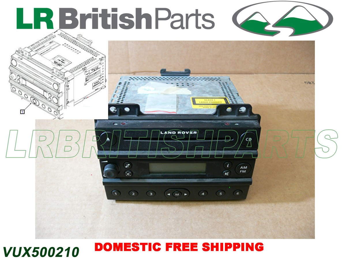 LAND ROVER CD CHANGER AND RADIO FREELANDER OEM VUX500210 | eBay
