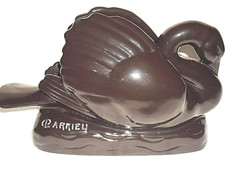 Cygne noir en céramique d'Octave Larrieu