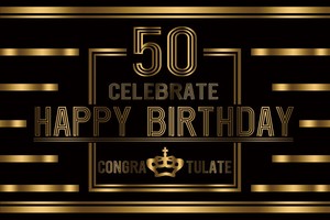 Happy 50th Birthday Zoom Background Free Happy 50th Birthday Zoom Background Free