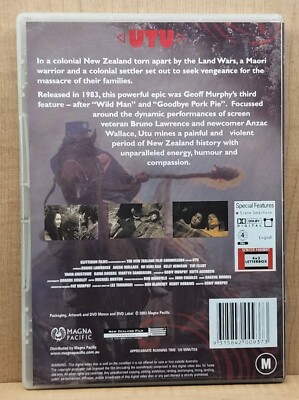UTU New Zealand film Action Drama DVD Anzac Wallace Bruno