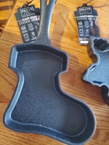 Bklyn Cast Iron Cookie Skillet NEW. 5" Set Of 9. Wow! Cookie PARTY Gifts! - Picture 4 of 19
