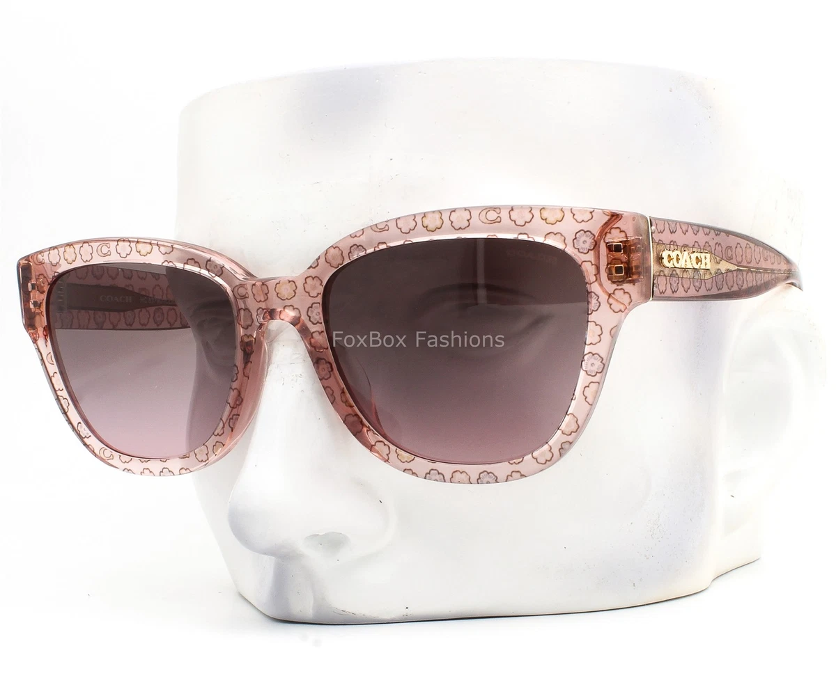 Coach Women\'s Sunglasses With Case & Cloth- Rose Gradient HC8408F CW202 Sunglasses - Coach Authorized Retailer  main image 3