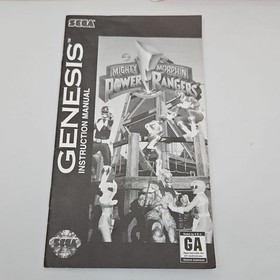 Mighty Morphin Power Rangers (Sega Genesis, 1994) Tested Authentic