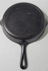 Griswold Victor Cast Iron Skillet #9 Double Spout USA Sits Flat