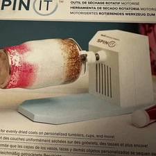 *NEW* Spin It Motorized Rotary Drying Tool Cups Resin Finish We R Memory Keepers