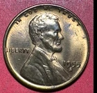 1955S US Choice Uncirculated LINCOLN Cent "FULL RED" Old Coin San Francisco X931