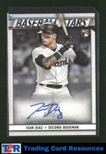 2020 Topps #BSA-ID Isan Diaz Baseball Stars Autographs Auto