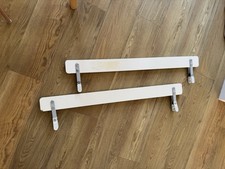 2 x  IKEA VIKARE - Guard rail, white Wood