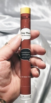 NEW MADE UP GOSSIP CLAY MASK - ALL SKIN TYPES 1 OZ - 20 USES