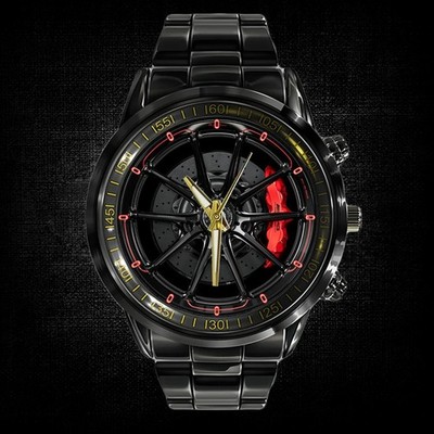 Brixton Forged PF11 RS SPORT METAL black watch mens high quality wristwatch