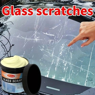 Glass Scratch Remover Paste for Windows & Car Windshields - Light Scratch Repair