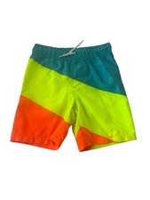 NEW Lands End Boys XS 5-6 Swim Trunks Mesh Lining Briefs Drawstring 5733
