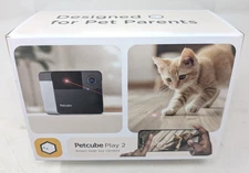 New, Petcube Play 2 Wi-Fi Pet Camera with Laser Toy for Cats & Dogs