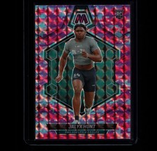 2024 Panini Mosaic - Rookies Jalyx Hunt #375 Camo Pink Mosaic Prizm (RC)