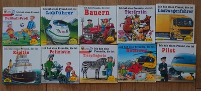10 Pixi Bücher Beruf Ich hab einen Freund / eine Freundin der ist.. Pilot Bauern