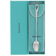 Sterling Silver Tiffany  Co 925 Elsa Peretti Infant Baby Feeding Spoon Gift