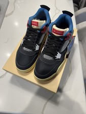 Size 12 - Jordan 4 Retro x Union LA Mid Off Noir DC9533-001 Black Fusion Red