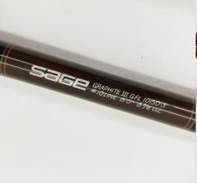 SAGE Graphite III 3 Fly Spey Rod #10 GFL 10150-3 15ft 3piece w/case,bag【Used】