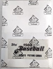 1983 Topps Baseball Rack Box (BBCE) (White Box)