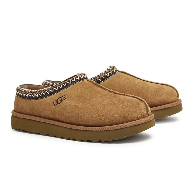 UGG Tasman Chestnut Classic Wool Slipper Suede Flats Women's shoes - Image 2 of 4