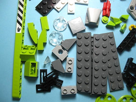 Lego Power Miner Claw Digger 8709 Front Bucket,Wheels,Dynamite & Blocks Lot