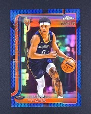 2025-26 Topps Chrome Jeremiah Fears #257 Blue Basketball Rookie RC Pelicans /150