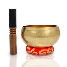Large Master healing Tibetan Singing bowls set 6" Meditation 6 Inch, Brass